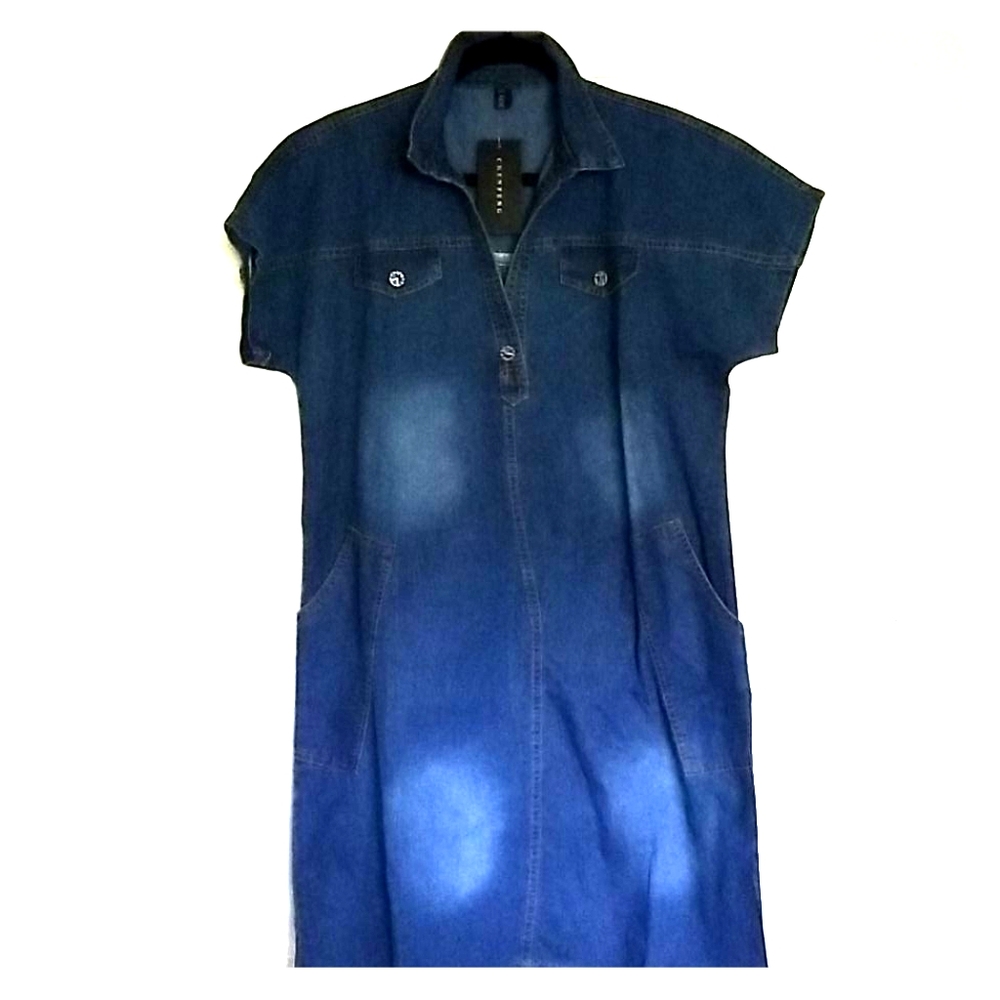 Denim mini dress -XL/1X
